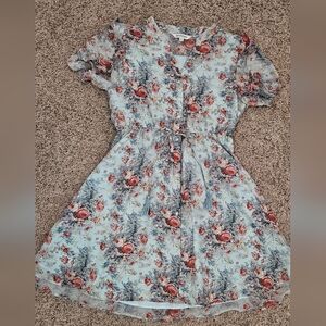 DAVI & DANI Pastel Floral Dress